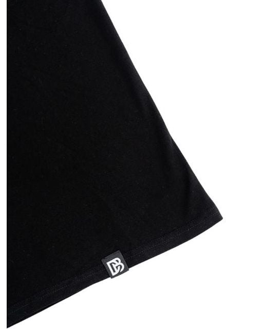 Dapper Boi Black Essential Drop Shoulder Tee