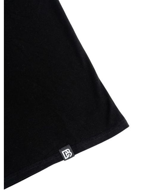 Dapper Boi Black Essential Drop Shoulder Tee