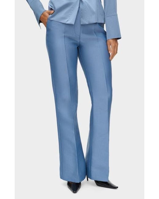 ALIGNE Blue Figaro Satin Pants