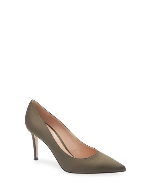 Gianvito Rossi Brown Pointed Toe Pump