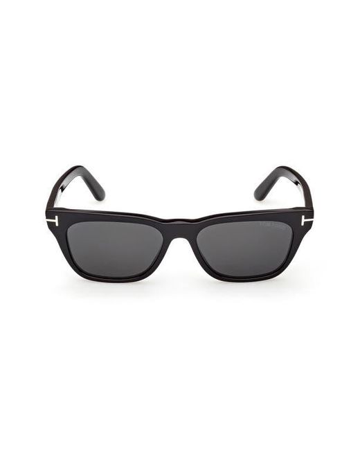 Tom Ford Black Penn 53Mm Rectangular Sunglasses