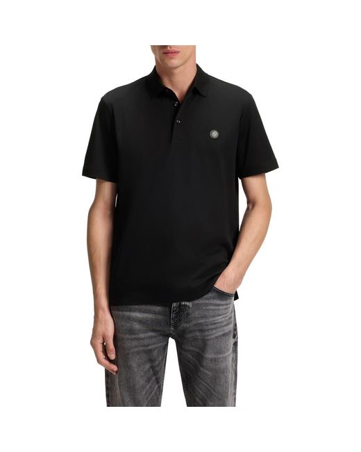 Boss Black Parris Solid Cotton Polo for men
