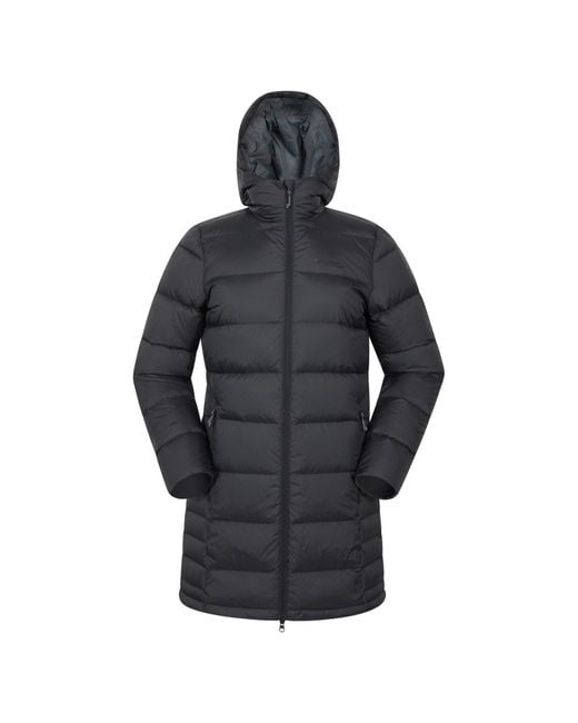 Mountain Warehouse Gray Stratus Extreme Packable Long Down Jacket