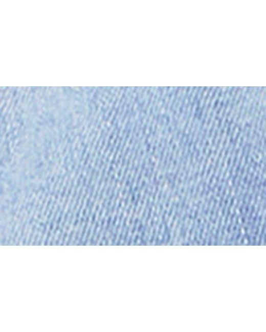 PAIGE Blue Kendra Short Sleeve Crop Denim Jacket