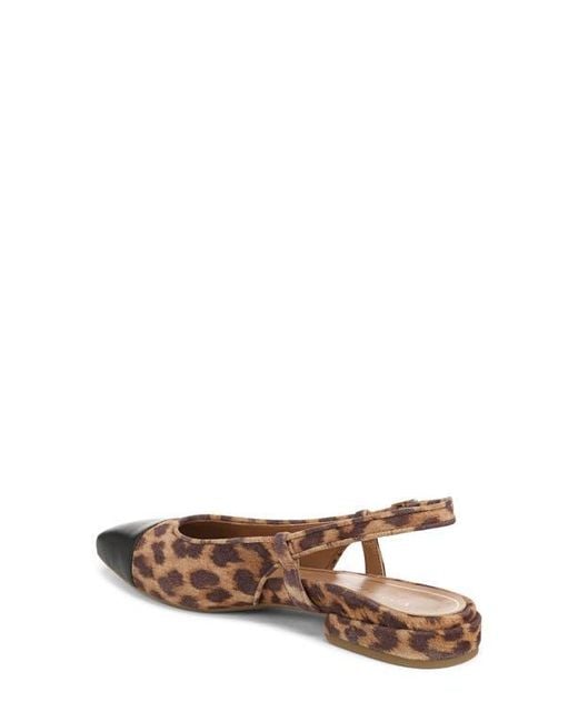 Vionic Brown Petaluma Slingback Flat
