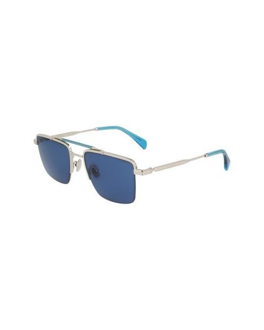Paul Smith Blue Landor 55Mm Rectangular Sunglasses for men