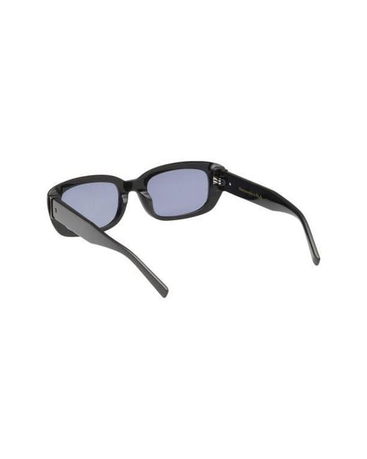 Abercrombie & Fitch Blue 52Mm Rectangular Sunglasses