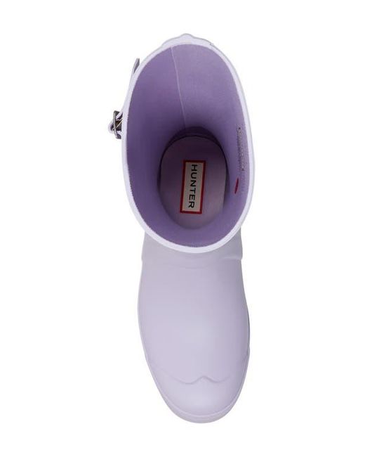 Hunter Purple Original Short Waterproof Rain Boot