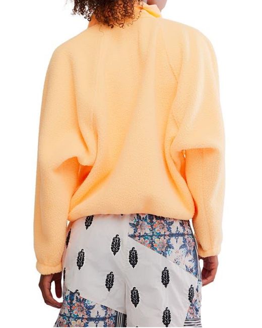 Free People White Fp Movement Hit The Slopes Fleece Jacket