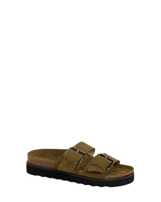 Shu Shop Green Carla Slide Sandal