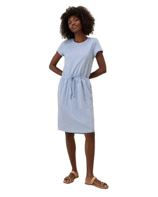 pact short sleeve dress Pact Women's Organic Cotton Canopy Linen Blend Notch Neck Dress