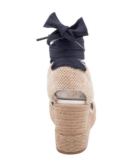 Andre Assous Blue Payton Espadrille Wedge