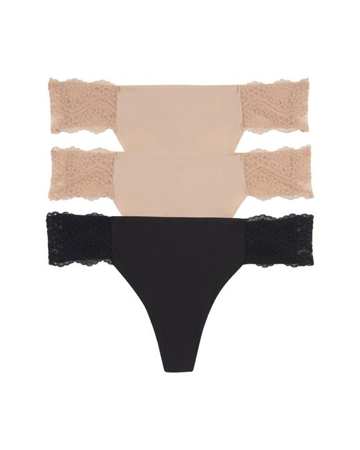 B.tempt'd Natural B.Bare Assorted 3-Pack Thong