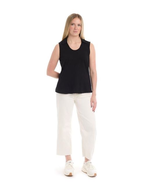 Wilt Black Polo Shell Top