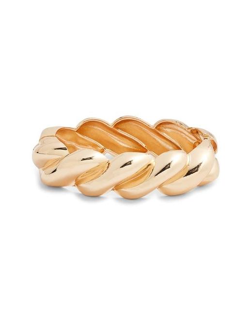 Open Edit Metallic Twisted Bangle