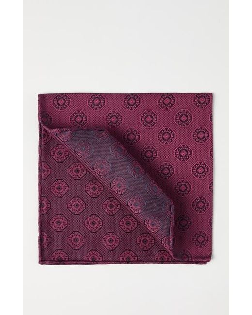 Brunello Cucinelli Purple Pocket Square With Pattern for men