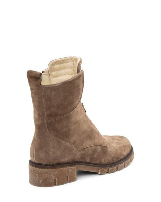 Ara Brown Deon Zip Combat Boot