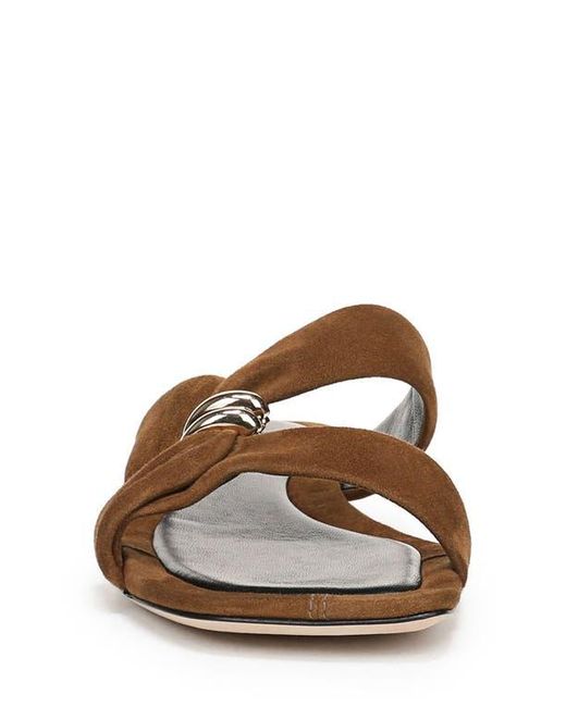 Vince Brown Vilma Two-Strap Sandal