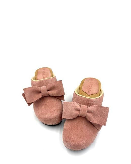 KUNSTEN Pink Embla Bow Clog