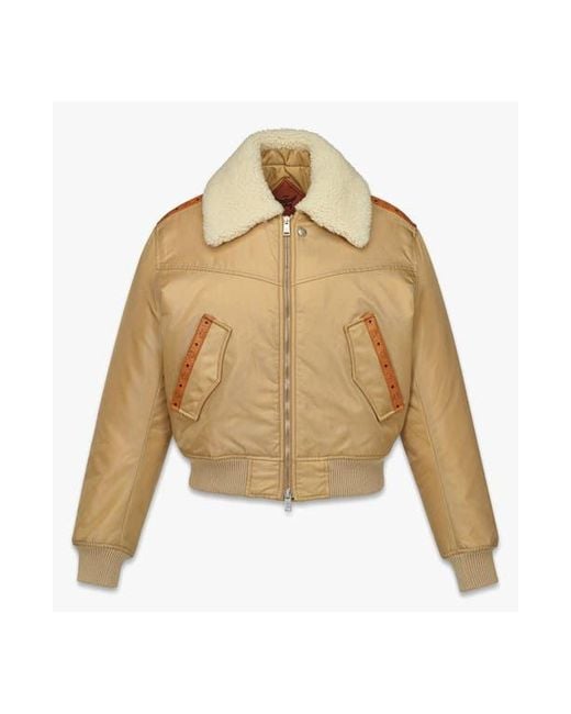 MCM Natural Aviator Jacket