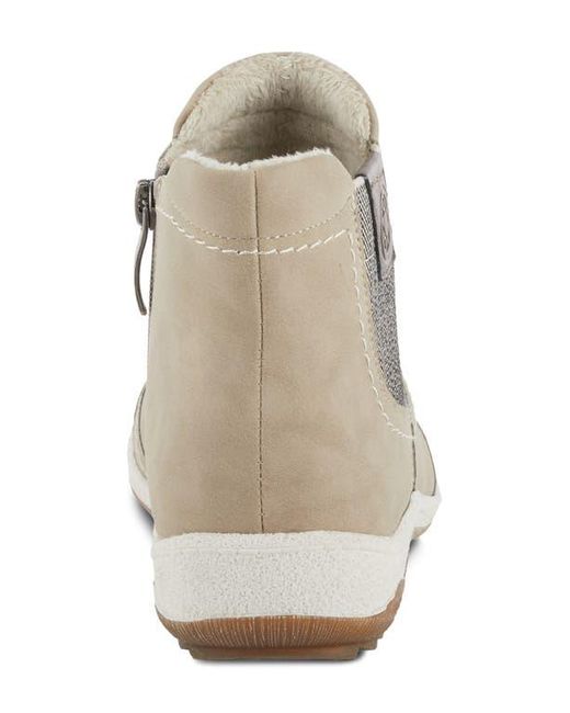 Spring Step White Atella Water Resistant Bootie
