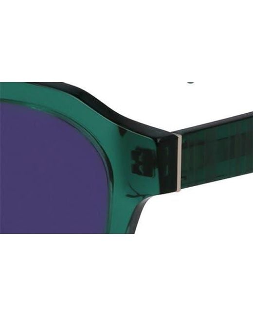 Paul Smith Blue Lyford 48Mm Small Modified Rectangular Sunglasses