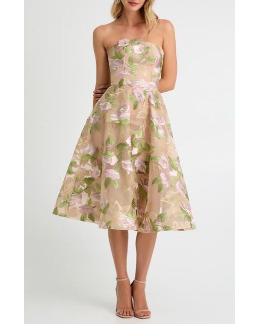 strapless open back dress Libbie Mini Dress - Hot Pink main image 0