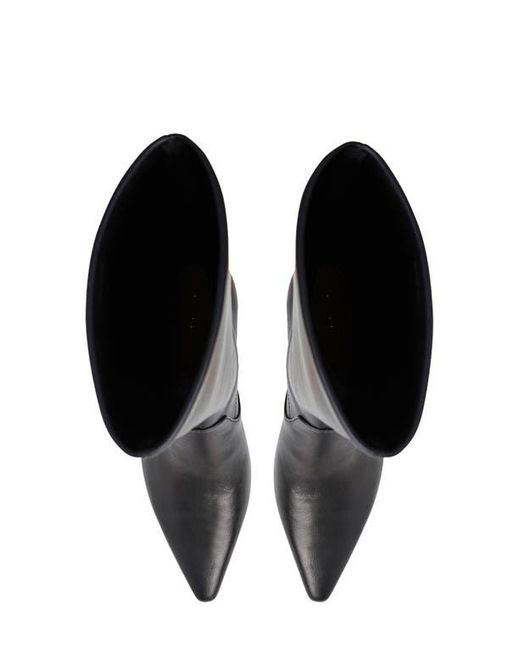 Jack Rogers Black Virginia Stretch Pointed Toe Boot