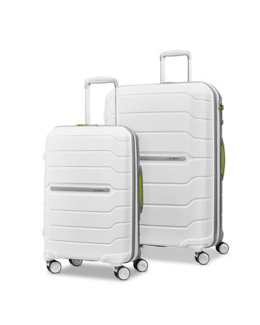 Samsonite Gray Freeform 2-Piece Set (21/28) Hardside Expandable With Double Spinner Wheels