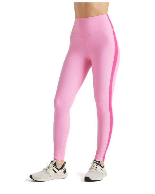 Electric Yoga Pink Color Block Rib legging