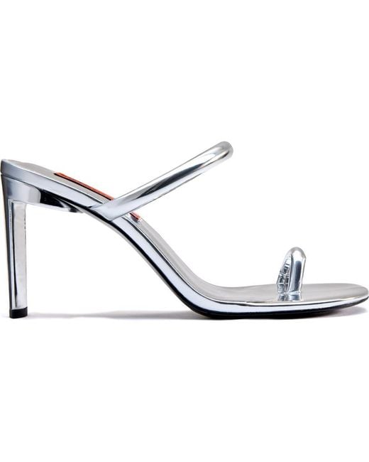 Simon Miller White Metallic Pipe Heel