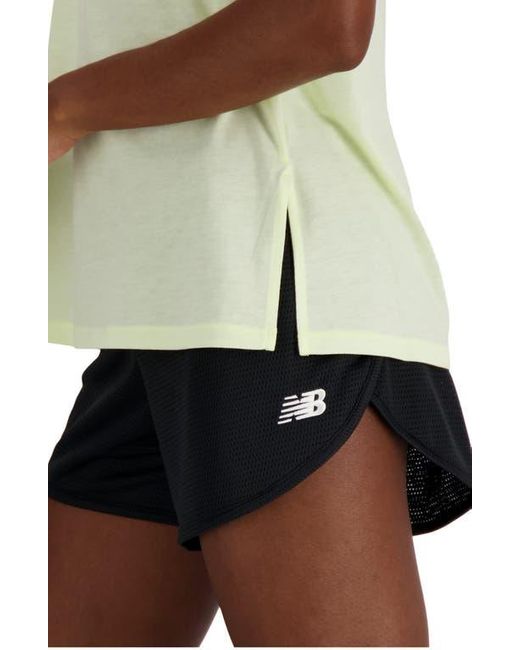 New Balance Black Athletics Mesh Running Shorts