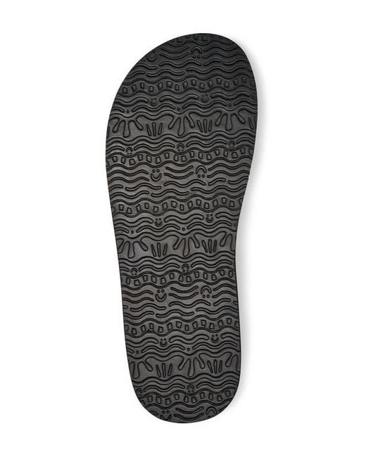 Sanuk Black Yoga Mat Ii Flip Flop