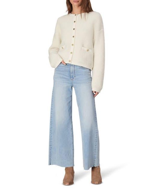 Rag & Bone Blue Kaia Boxy Bouclé Cardigan