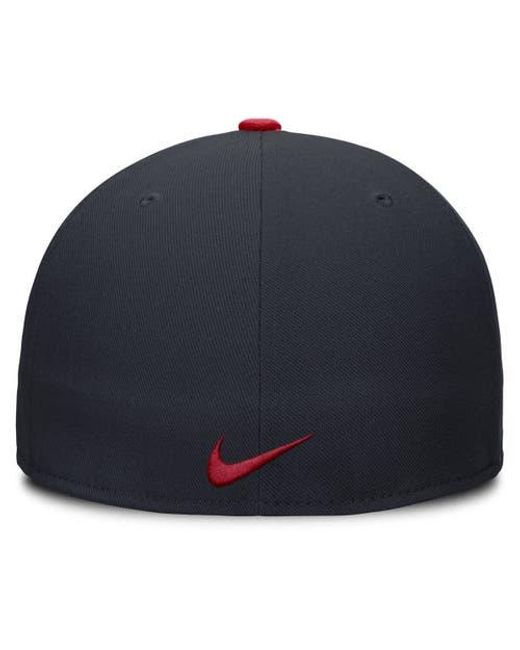 Nike Blue Boston Sox True Performance Fitted Hat for men