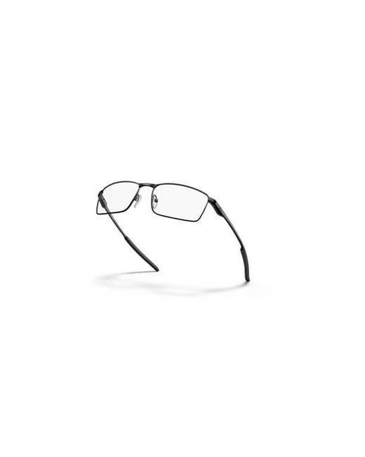 Oakley Brown 57Mm Rectangle Optical Glasses for men