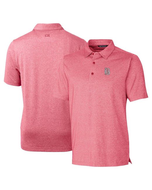 Cutter & Buck Pink Birmingham Barons Forge Heathered Stretch Polo At Nordstrom for men