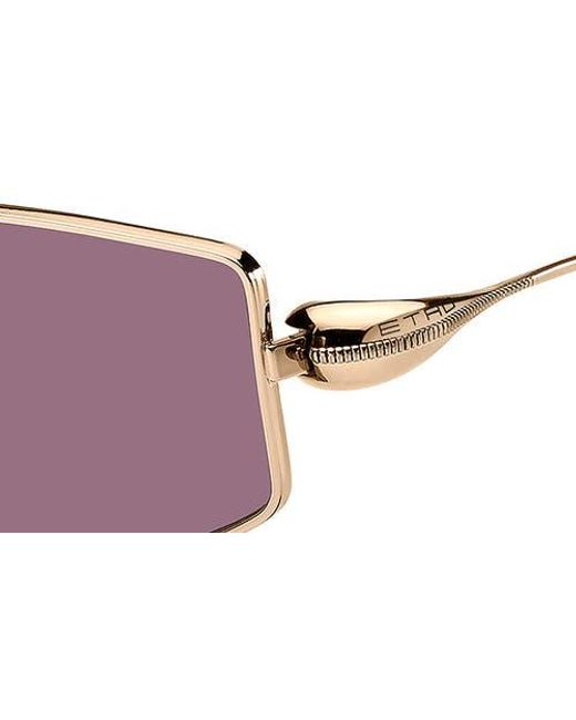 Etro Purple 59Mm Rectangular Sunglasses