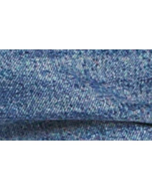 Vici Collection Blue Winnie Distressed High Waist Denim Shorts