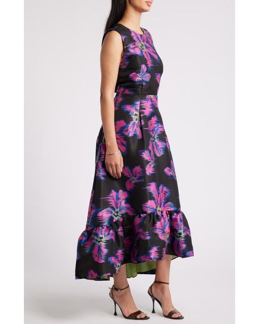 訳あり商品 Floral Chelsea28 Jacquard Lyst | Purple in Dress A-Line ワンピース