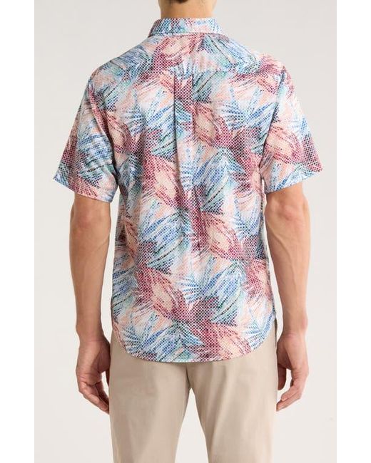Tommy Bahama Blue Tortola Cartago Palms Button-Up Shirt for men