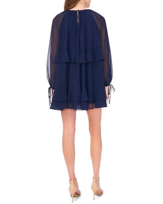 Parker Blue The Ivonne Long Sleeve Minidress