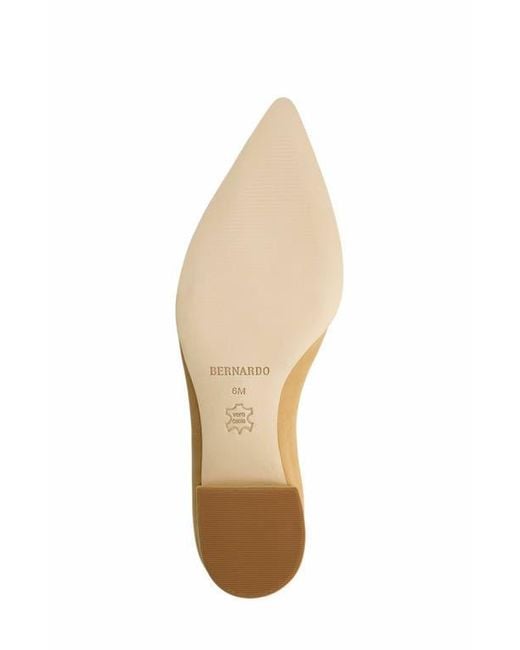 Bernardo Brown Milie Block Heel Pump