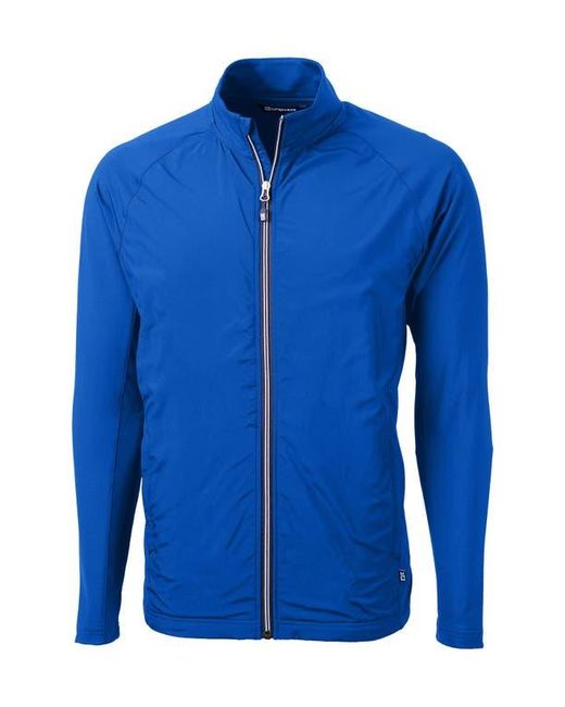 Cutter & Buck Blue Adapt Knit Full Zip Jacket for men