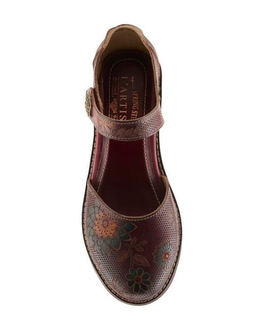 Spring Step Brown Cabracho Mary Jane Pump