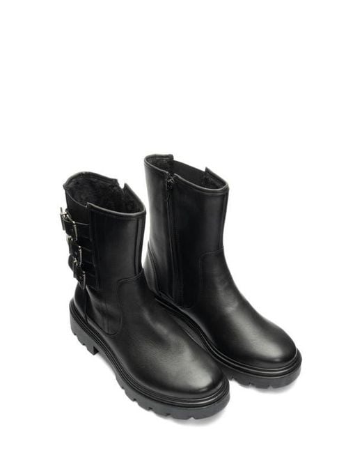 Ara Black Montpelier Combat Boot