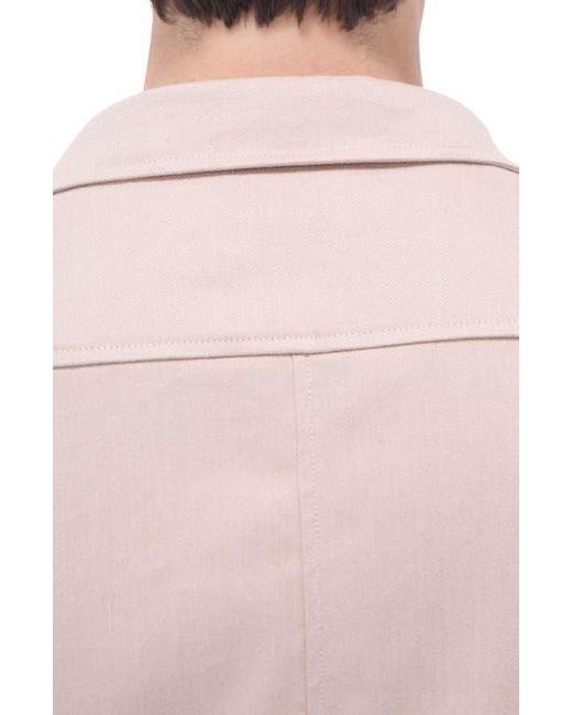 Bugatchi Multicolor Linen Blend Safari Jacket for men