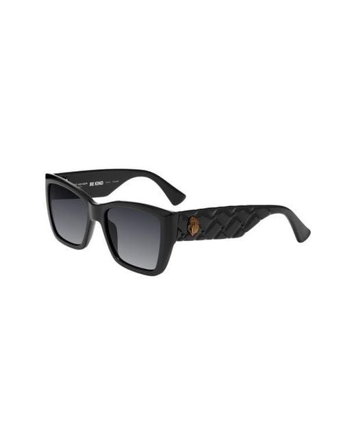 Kurt Geiger Black 54Mm Rectangular Sunglasses