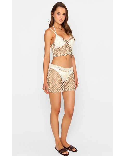 Beach Bunny Swimwear White Bianca Mini Skirt