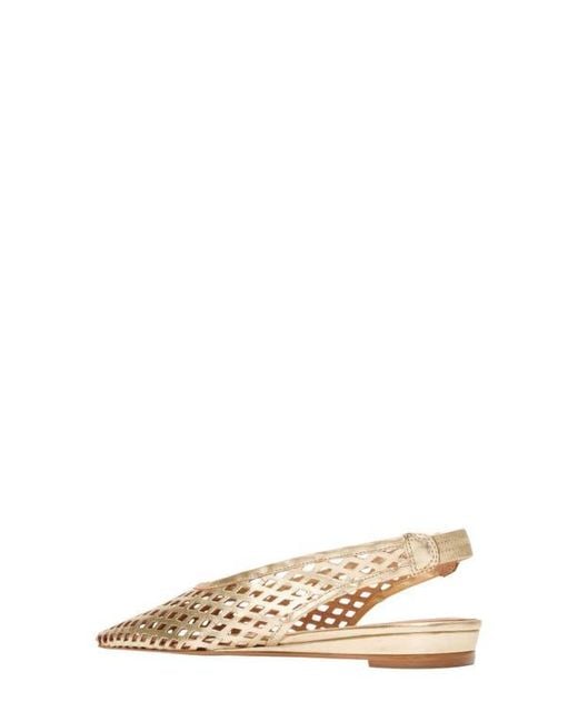 Andre Assous Natural Brielle Pointed Toe Slingback Flat